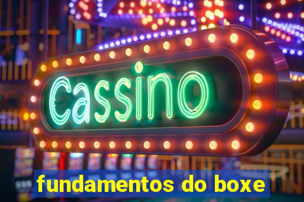 fundamentos do boxe